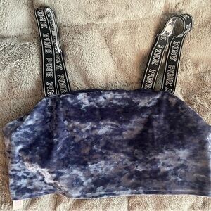 VS Pink Velvet Bralette